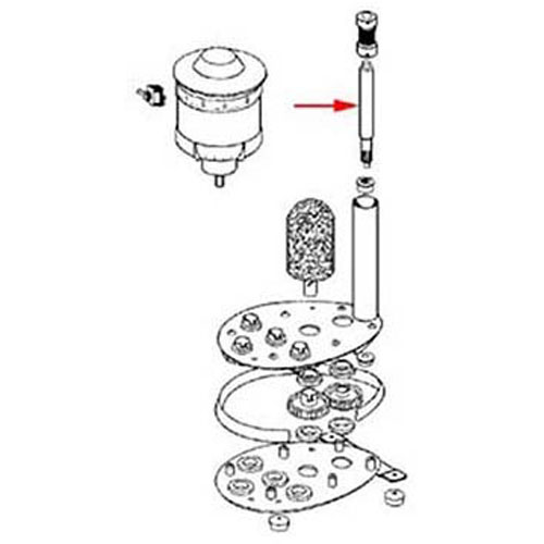 (image for) Glass Maid 7 DRIVESHAFT , GLASS WASHER